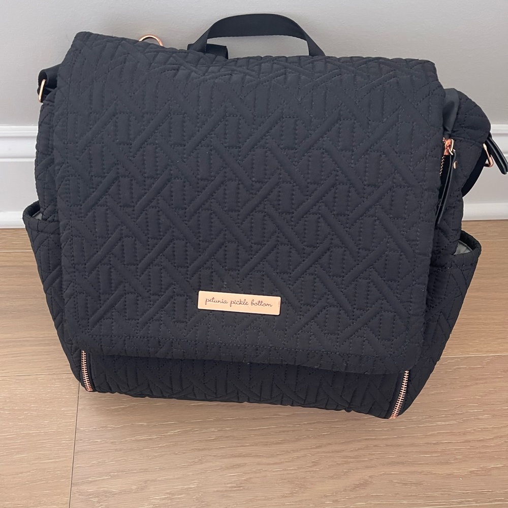 Petunia Pickle Bottom Embossed Boxy Backpack Diaper Bag